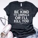 Animal Rescue, Animal Rights Shirt, Vegan Shirt, Be Kind to Animals or ...