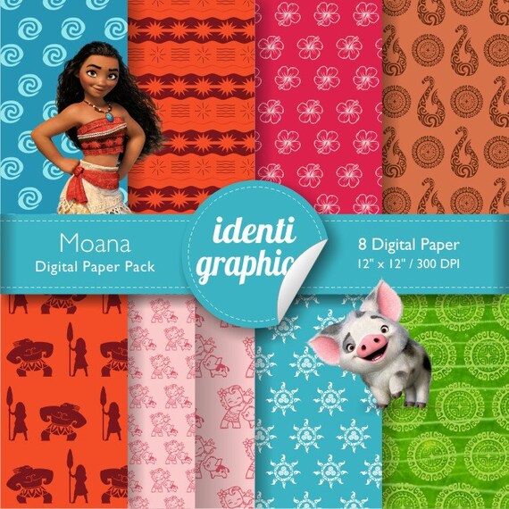 Papel Digital Moana Tema Moana Decoracion Moana Cumpleanos Etsy Papel Digital Moana Tema Moana Decoracion Moana Cumpleanos Etsy