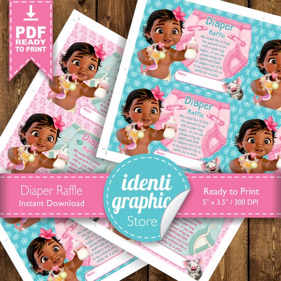 moana baby shower invitations
