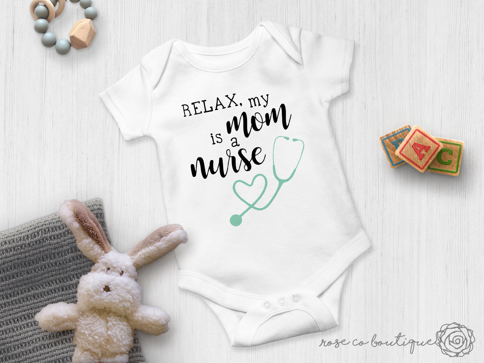 Relax My Mom Is A Nurse Onesie® Newborn Onesie® | Etsy
