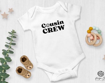 Cousin Crew Onesie® | New To The Cousin Crew | Retro Baby Onesie®