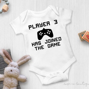 Video Game Onesie® | Custom Newborn Onesie® | Birth Announcement | Coming Home Outfit