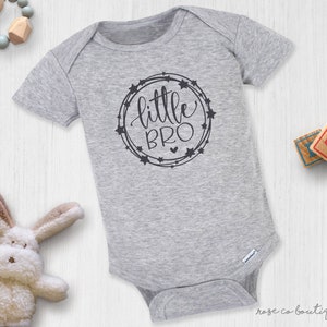 Little Bro Onesie® | Coming Home Outfit | Sibling Onesie® | Pregnancy Announcement | Gender Reveal