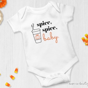 Pumpkin Spice Spice Baby Onesie® | Fall Pregnancy Announcement