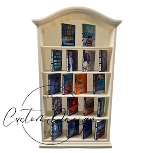 Librería en miniatura / Minilibros / Estantería / Miniaturas / Muebles para casas de muñecas