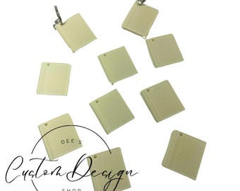 Blank Keychain Books  / Mini Books / Keychain / Book Shaped Keychain