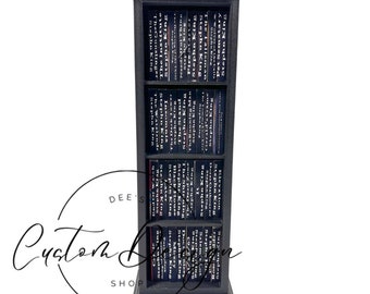 Miniatyrbokhylla / Miniböcker / Bokhylla / Miniatyrer / Dockhusmöbler