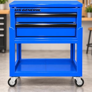 Mini Toolbox Cart With Wheels, Rolling Tool Chest Stand, Mini Tool Box Organizer Cart, Garage Workbench Storage, 3D Printed Tool Cart