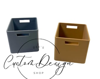 Cube Storage Bins / Miniture Bookcase / Mini Books / Bookshelf / Miniatures / Doll House Furniture
