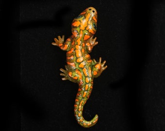 Salamander Brooch