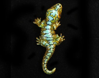 Salamander Brooch