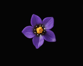 Woody Nightshade Pin Brooch