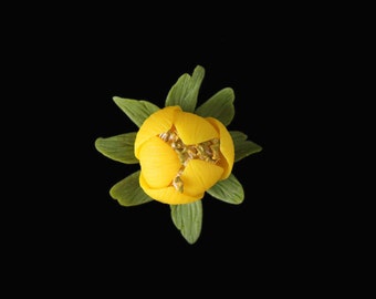 Winter Aconite Pin Brooch