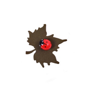 Ladybird Ladybug Pin Brooch image 1