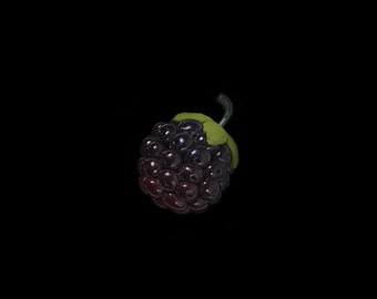 Autumn Blackberry (Bramble) Pin Brooch