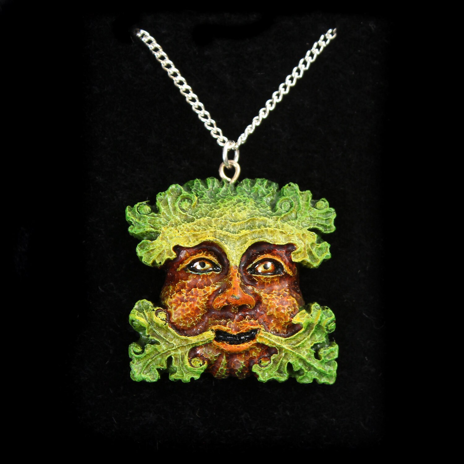 Green Man Pendant | Etsy Australia