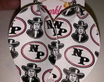New Philly Quakers Faux Leather Earrings