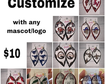 Custom Made 2 Layer Earrings