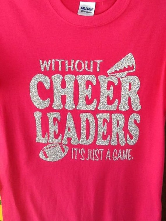Items similar to Custom Cheerleader spirit glitter fitted tshirt on Etsy