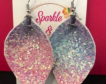 Unicorn color glittery Earrings