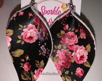 Glow in the dark Floral Earrings