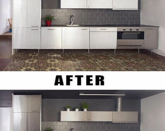 Transformation Nickle Stainless Steel Film REDO UPDATE Appliance Backsplash 12/'