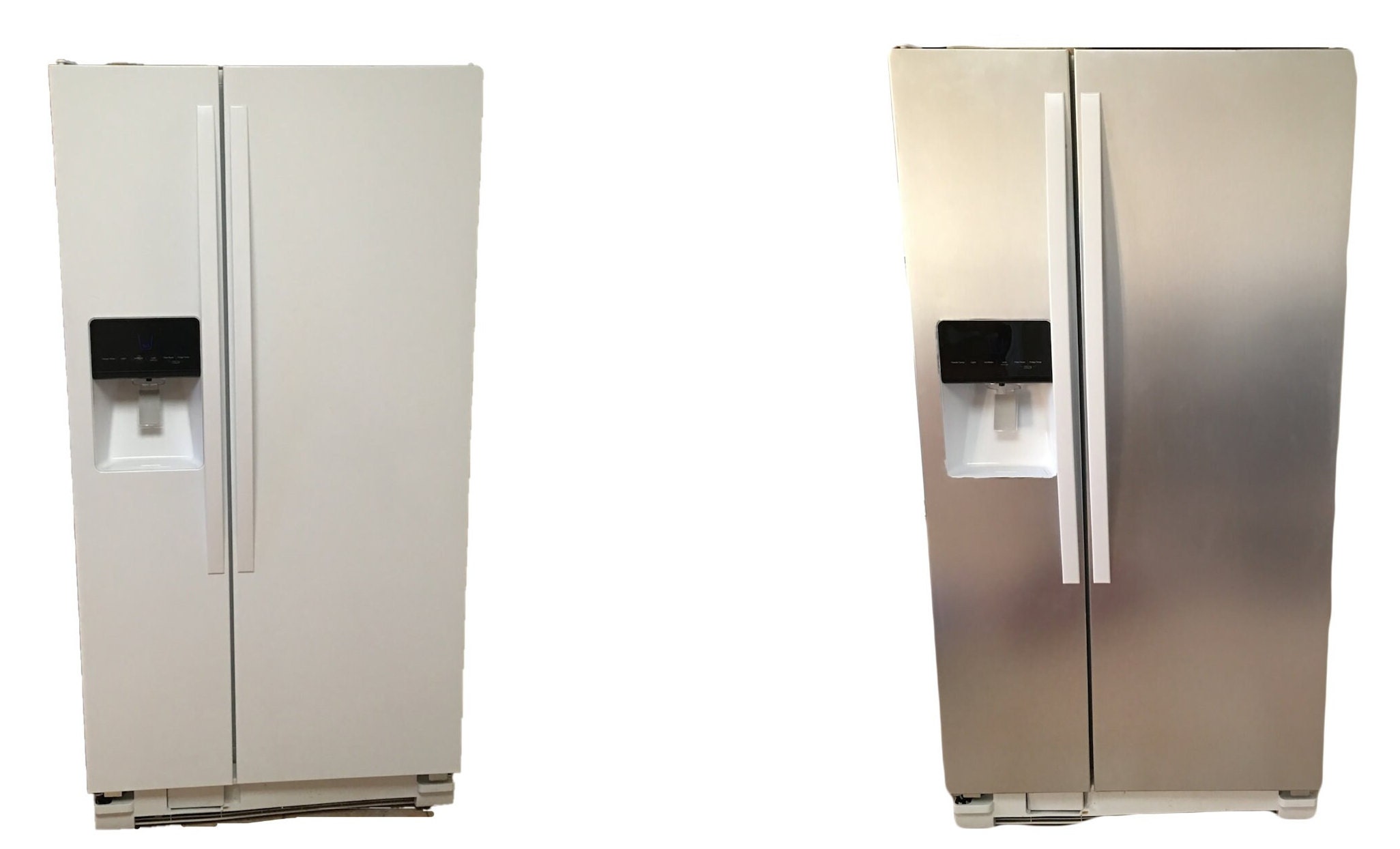 Peel and Stick Stainless Steel Refrigerator Door Panel Skin Cover Decal  Contact