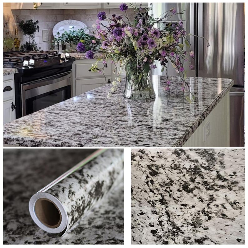 kitchen vinyl countertops peel and stick counter top wallpaper white marble contact paper formica laminate sheets self adhesive covering granite quartz backsplash panels wall tile floor butcher block install kit paint beadboard renter friendly wrap cutting board tray