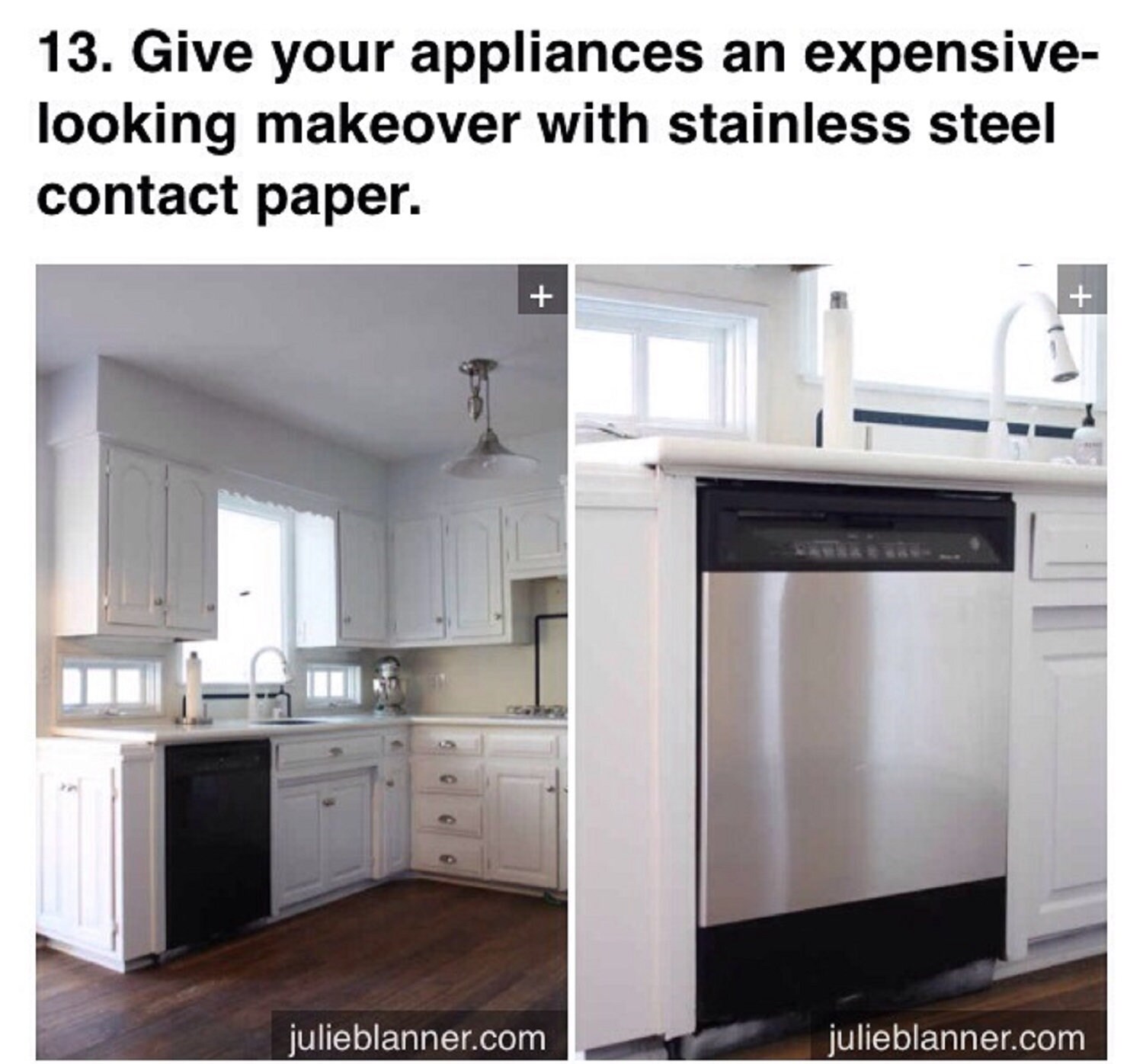 Instant Peel and Stick FAUX Stainless Steel Appliance Film as Etsy