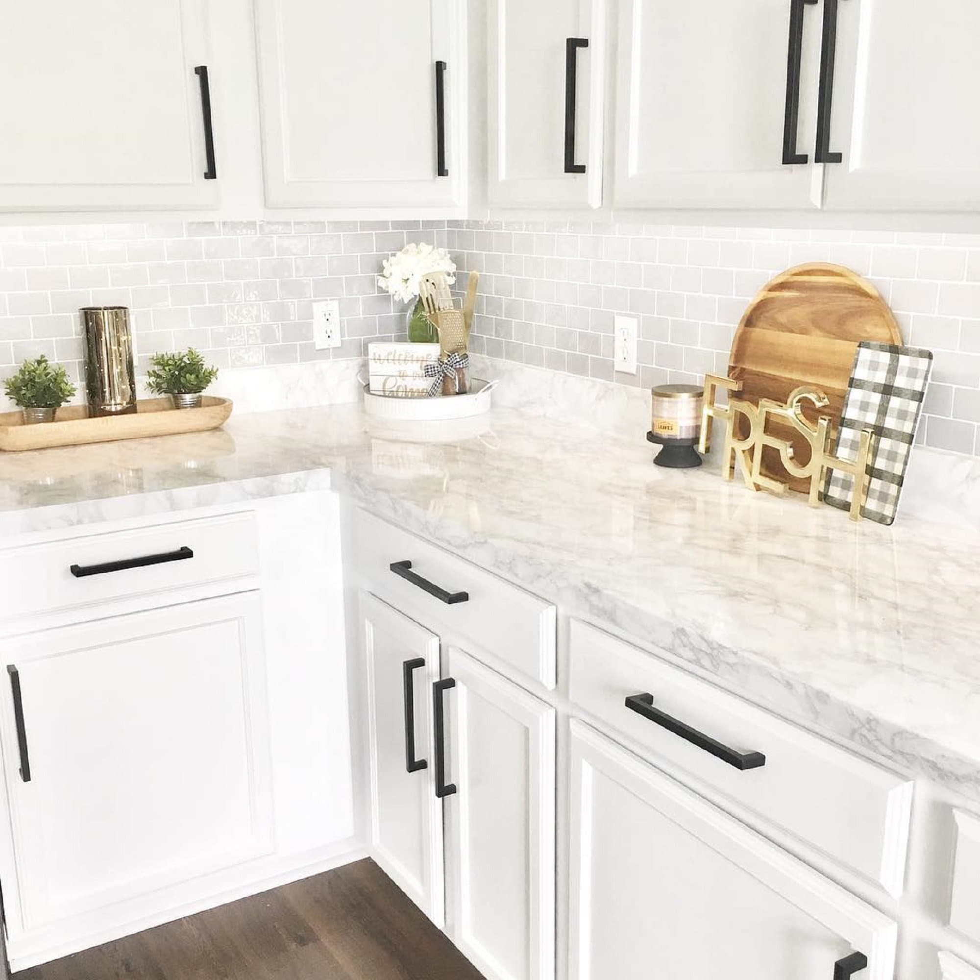 Ez Faux Decor Gray White Marble Granite, How To Paint Countertops Look Like White Marble