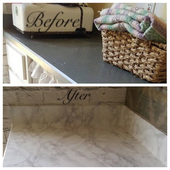 Ez Faux Decor Peel And Stick Countertops Marble Contact Paper Faux Countertop
