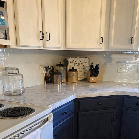 Faux cheap countertop film