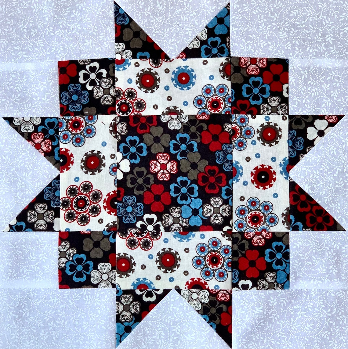 Beautiful 9 Maple Star Quilt Precut Block Kits, LK Etsy UK