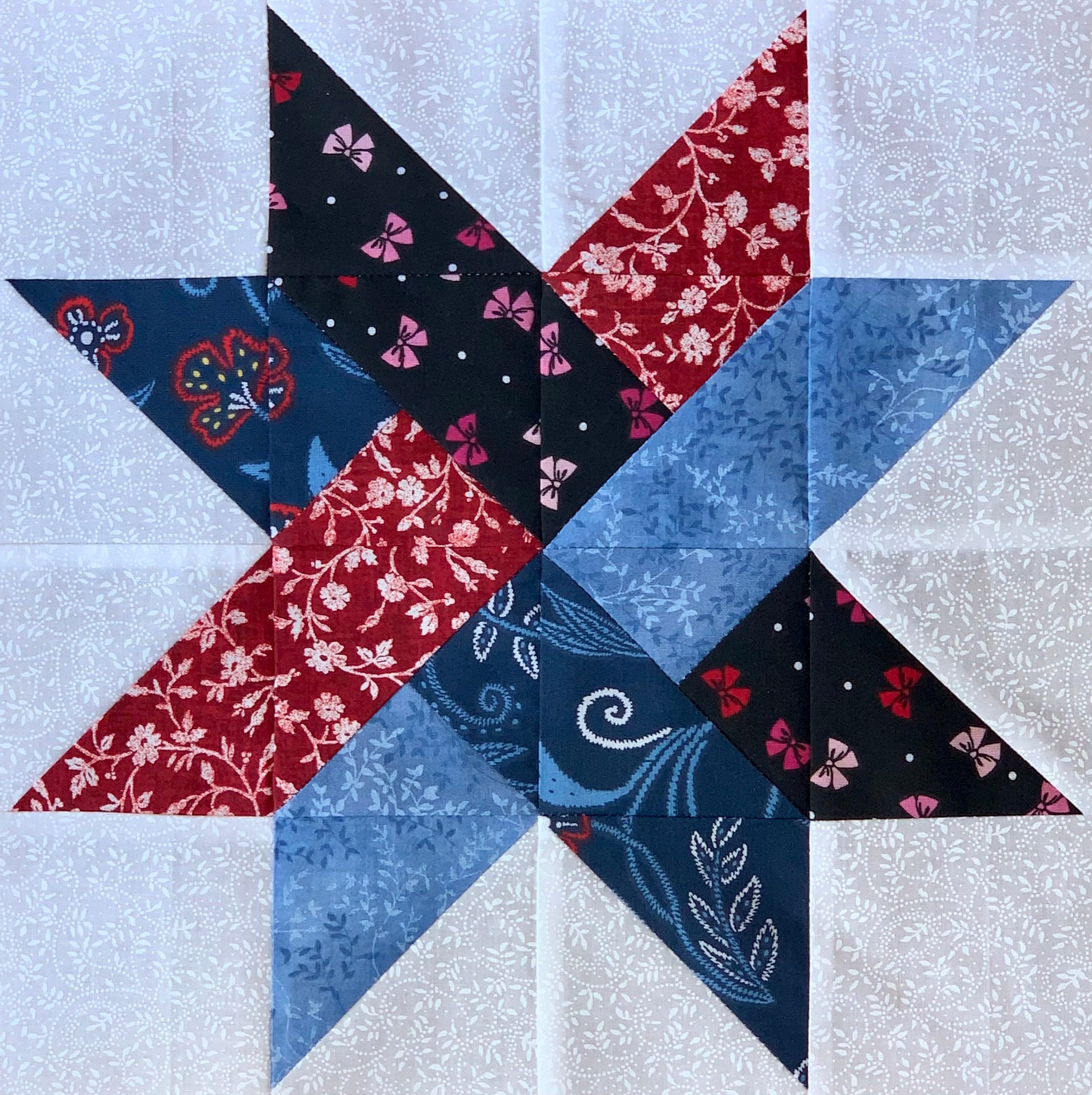Beautiful 9 Woven Star Quilt Precut Block Kits LK Etsy.de
