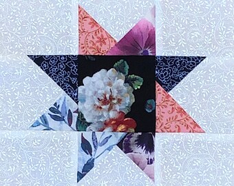 Beautiful 12 Grateful Stars Quilt Pre-cut Block Kits, L@@K!!