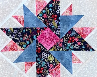Beautiful 9 Peonies Quilt Pre-cut Block Kits, L@@K!!