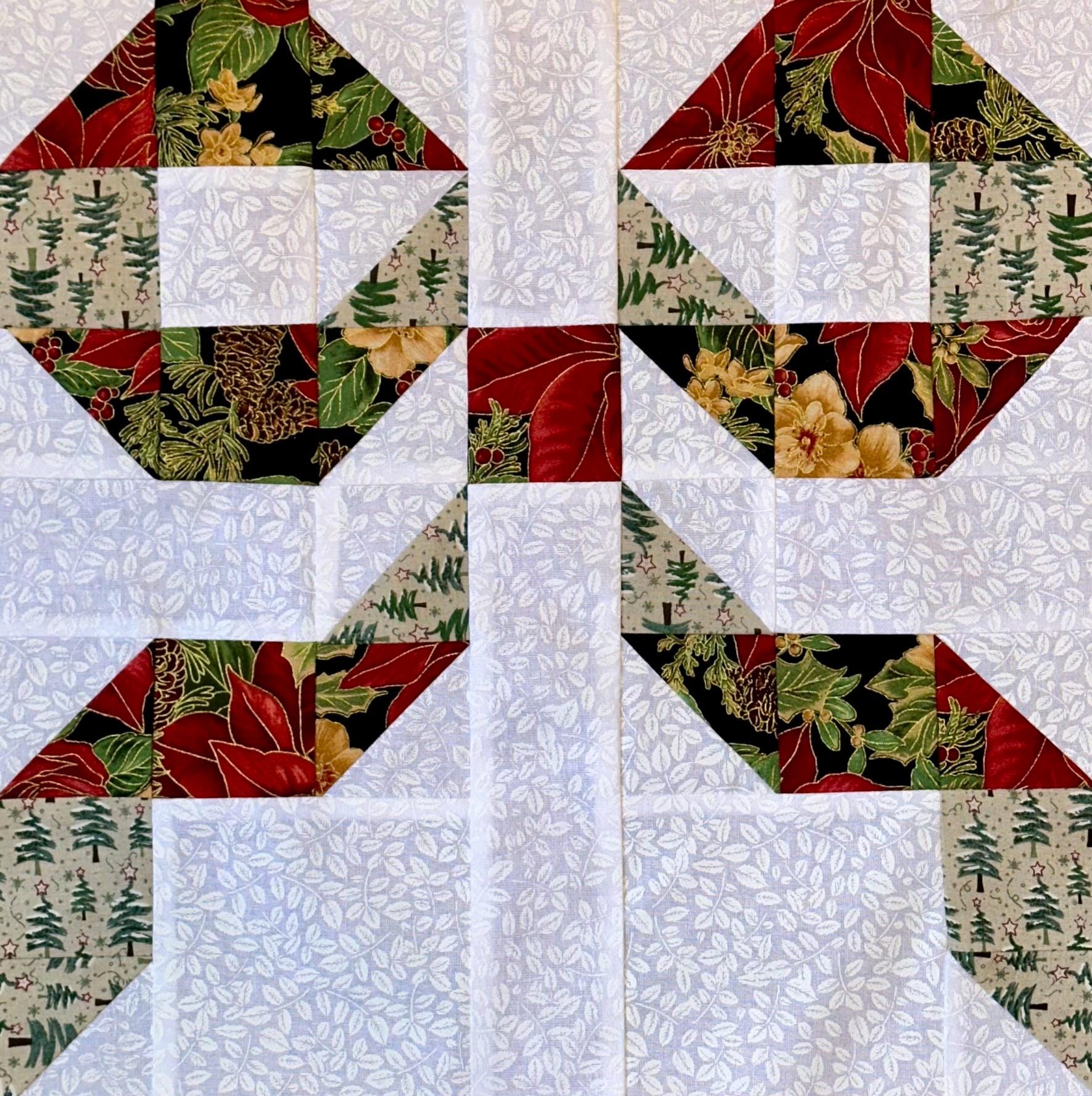 Beautiful 6 Christmas Ribbon Quilt Pre-cut Block Kits, L@@K!! - Etsy