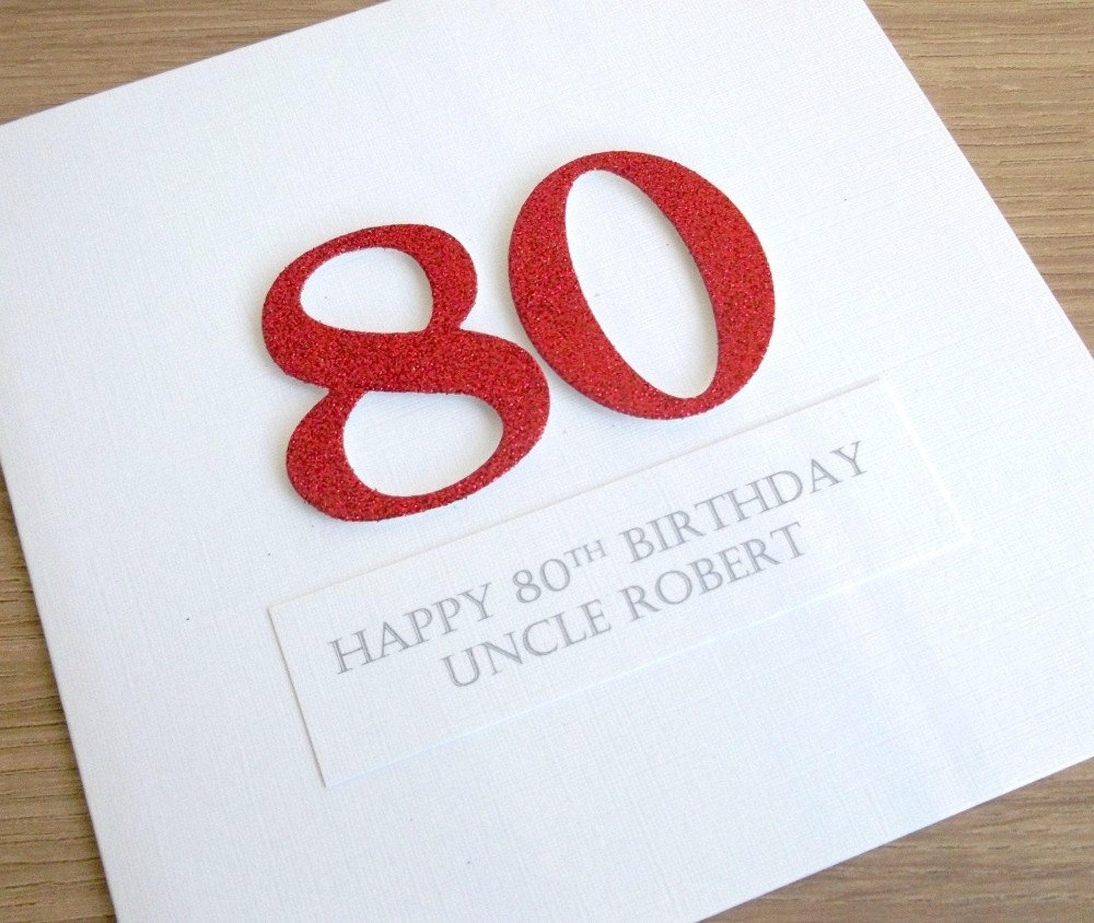 Handmade 70th Birthday Card, Personalized, Can Be Any Age, Dad, Grandad ...