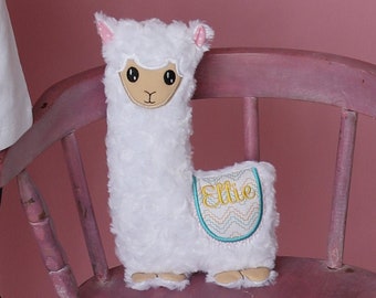 Personalized Llama Stuffie - Stuffed animal - Monogram Llama - Plush Llama - Personalized Baby Gift - Baby Shower gift - New Baby