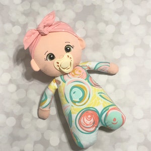 Cloth Doll - Soft Doll - My First Doll - Baby Doll - Handmade Baby Doll - Newborn Baby Doll - Jammie Doll - Girl Doll - Boy Doll