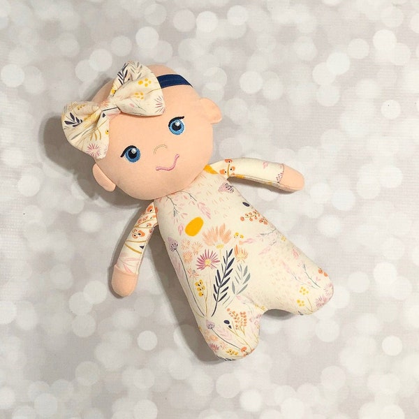 Cloth Doll - Soft Doll - My First Doll - Baby Doll - Handmade Baby Doll - Newborn Baby Doll - Jammie Doll - Girl Doll - Boy Doll