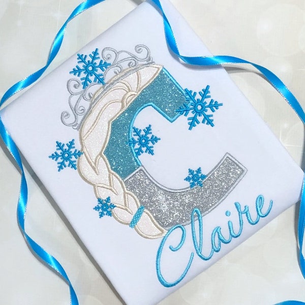 Personalized Ice Queen Birthday Shirt - Girls Birthday Shirt - Frozen Shirt - Elsa Shirt - frozen birthday - party shirt - disney vacation