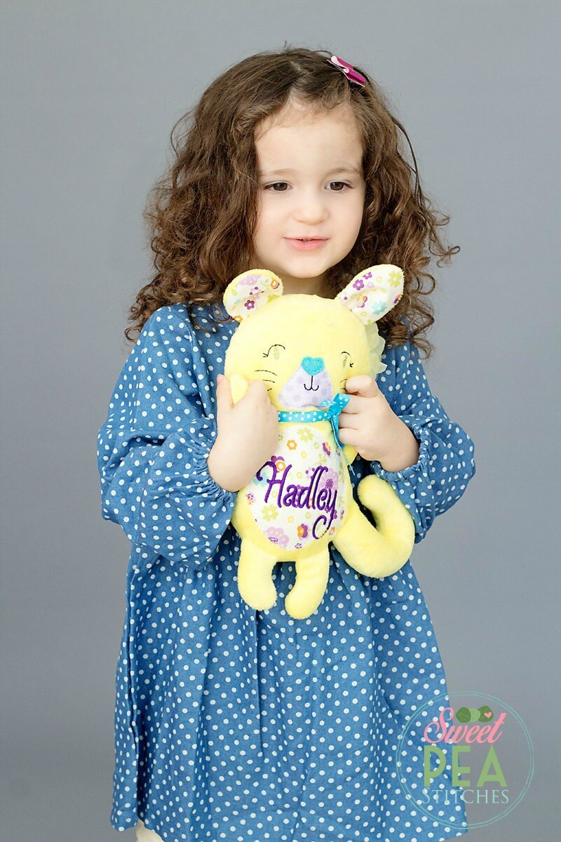 Personalized Plush Cat Stuffed Animal Stuffed Kitty Cat Etsy