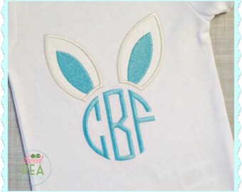 Kids Easter Shirt - Personalized Easter Shirt - Boys Easter Shirt - Girls Easter Shirt - Baby Easter Shirt - Bunny Ears Tee - Monogram Shirt