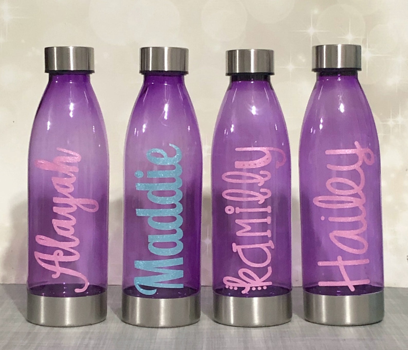 Personalized Water Bottle Water Bottles Monogram Water Etsy