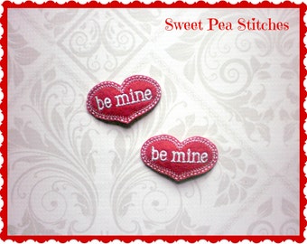 Valentines Day Hair Clips - Be Mine Hair Clips - Girls Hair Clips - Girls Hair Accessories - Snap Clips