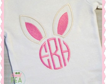 Kids Easter Shirt - Personalized Easter Shirt - Boys Easter Shirt - Girls Easter Shirt - Baby Easter Shirt - Bunny Ears Tee - Monogram Shirt