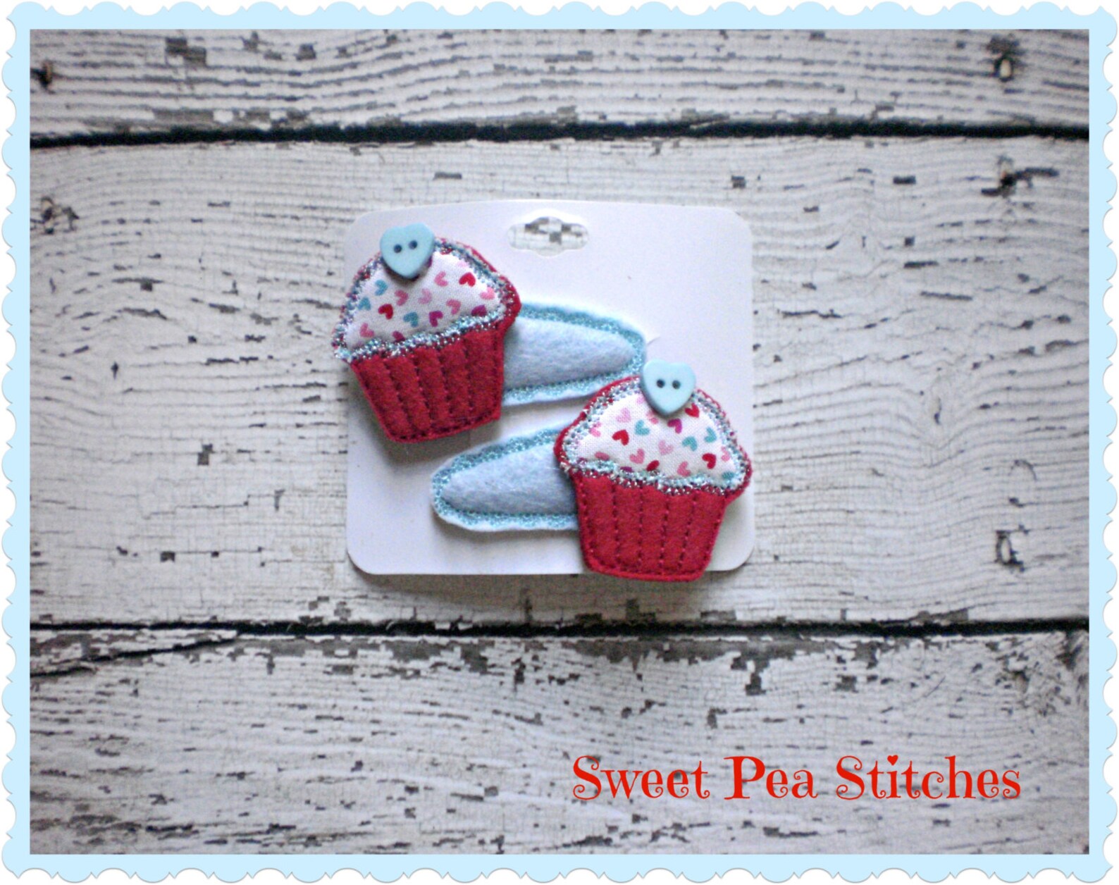 Girls Cupcake Hair Clips Girls Hair Accessories Snap Clips Etsy