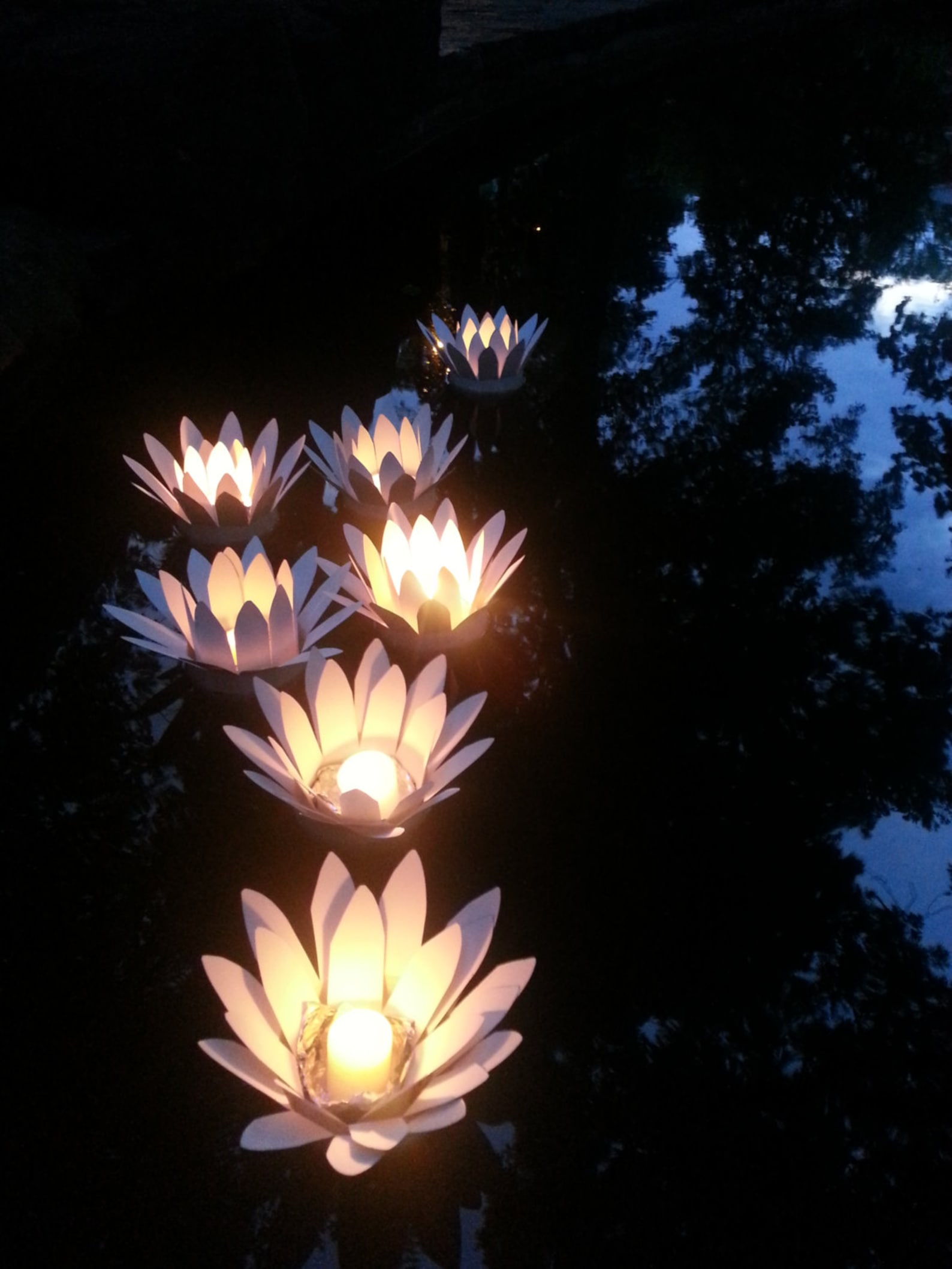 How to make LOTUS Floating Votive Candle Holder Etsy