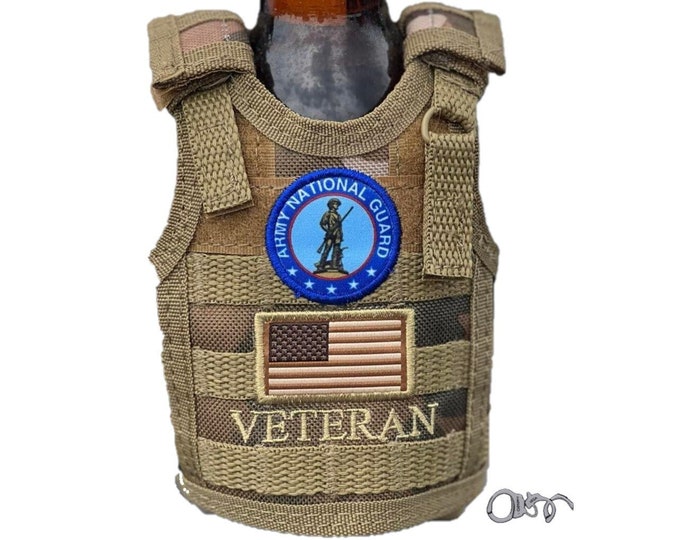 Army National Guard Veteran Tactical Beverage Insulator